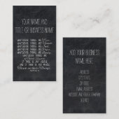 Denk aan deze Christelijke Bijbelschets van Dingen Visitekaartje (Voorkant / Achterkant)