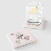 Denk aan deze dingen in de Schrift Stenen Onderzetter (Zijkant)