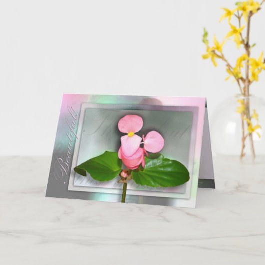 Denk aan deze dingen kaart (Gele Bloem)