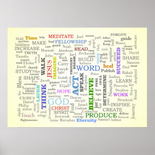 Denk aan deze dingen poster