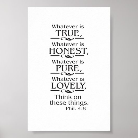 Denk aan deze dingen  poster (Voorkant)