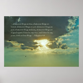 Denk aan deze dingen poster - Versie C