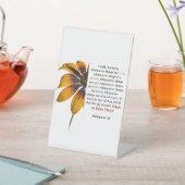 Denk aan deze dingen reclamebord met voetstuk (Insitu)