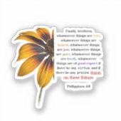 Denk aan deze dingen sticker (Voorkant)