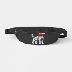 Denk aan DODE Puppies Wit Heuptasje