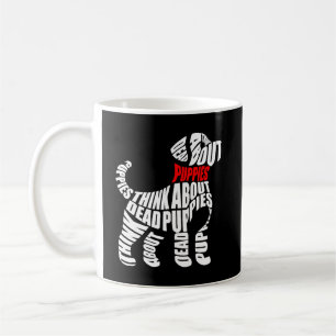 Denk aan DODE Puppies Wit Koffiemok