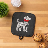Denk aan DODE Puppies Wit Pannenlap (Top down)