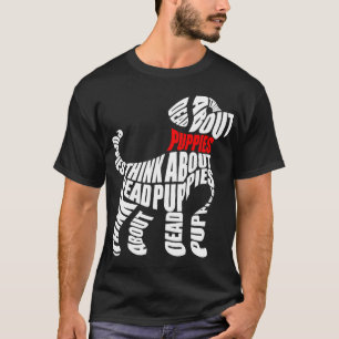 Denk aan DODE Puppies Wit T-shirt