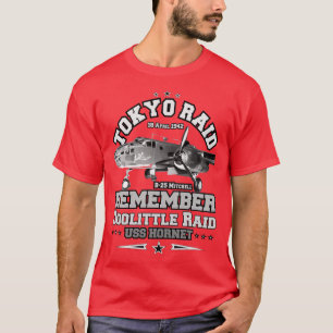 Denk aan Doolittle Raid B25 Mitchell 18 april 1942 T-shirt