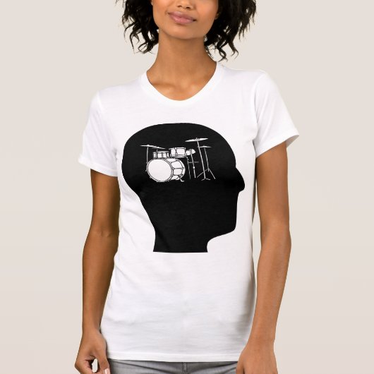 Denk aan drums t-shirt (Voorkant)