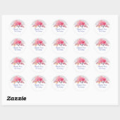 Denk aan Dusty Pinks Sticker (Vel)