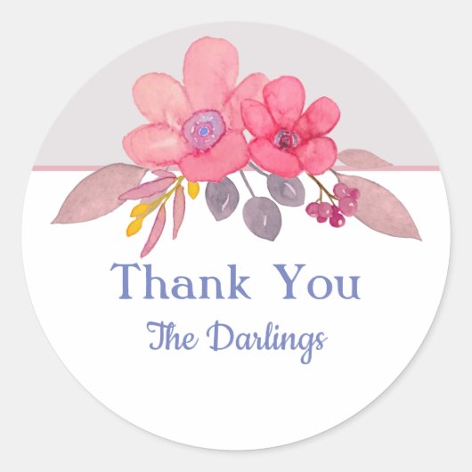 Denk aan Dusty Pinks Sticker (Voorkant)