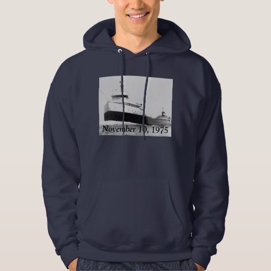 Denk aan Edmund Fitzgerald Hoodie (Voorkant)