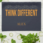 Denk aan een andere aangepaste motorfietscyclus theedoek (Gevouwen)