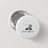Denk aan een andere slogan ronde button 3,2 cm (Voorkant /achterkant)