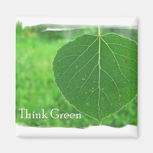 Denk aan een groene magneet (Voorkant)