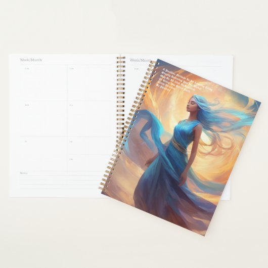 Denk aan een positieve kalender planner (Display)