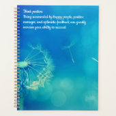 Denk aan een positieve kalender planner (Voorkant)