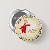 Denk aan een vogel ronde button 5,7 cm (Voorkant /achterkant)