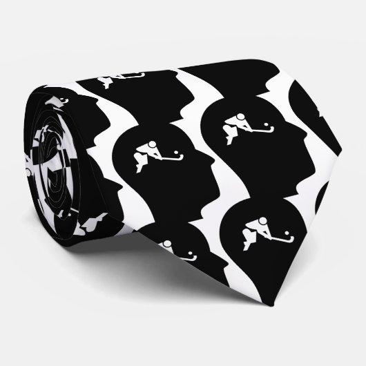 Denk aan fieldsleutel stropdas (Opgerold)