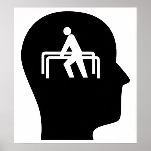 Denk aan fysieke therapie poster (Voorkant)