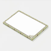 Denk aan gedurfde brainstorming olijfgroen post-it® notes (Schuin)
