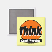 Denk aan goede gedachten magneet (Voorkant / Achterkant)