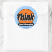 Denk aan goede gedachten Sticker (Tas)