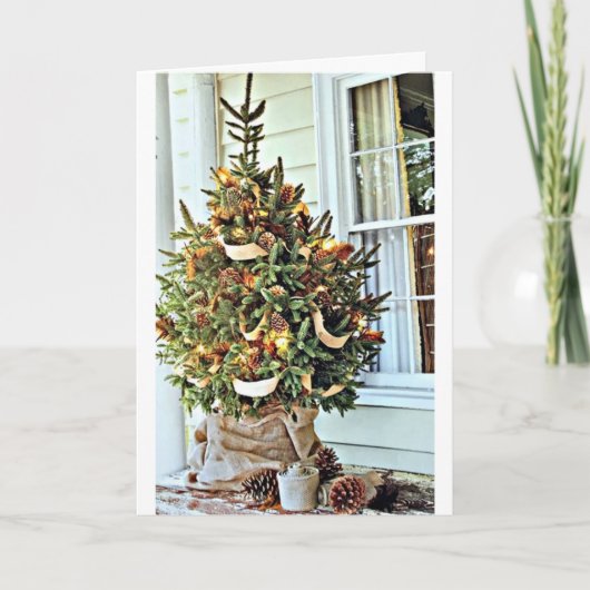 DENK AAN "GOEDE VRIENDEN MET KERST" FEESTDAGEN KAART (Voorkant)