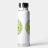 DENK AAN GREEN aangepast monogram Waterfles (Rechts)