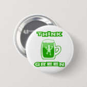 Denk aan Green Beer Mok Button (Voorkant /achterkant)