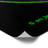 Denk aan Green ET Poster (Hoek)