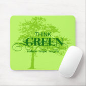Denk aan Green Mousepad Muismat (Met muis)