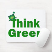 Denk aan Green Mousepad Muismat (Met muis)