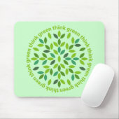 Denk aan Green Mousepad Muismat (Met muis)