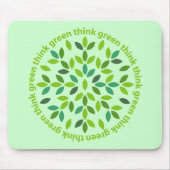 Denk aan Green Mousepad Muismat (Voorkant)