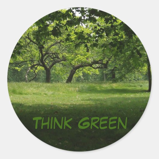 Denk aan Green Park Stickers (Voorkant)
