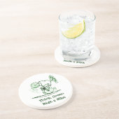 Denk aan Green Ride a Bike Zandsteen Onderzetter (Zijkant)