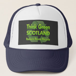 Denk aan Green Scotland Trucker Pet