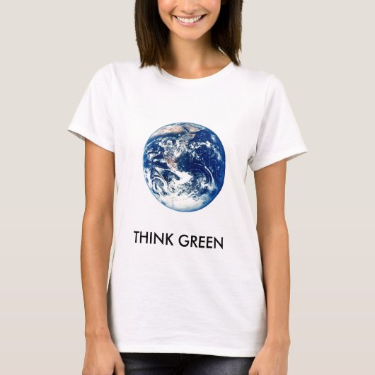 DENK AAN GREEN T-SHIRT (Voorkant)