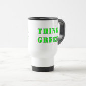 Denk aan Green Travel Mug Reisbeker (Voorkant rechts)