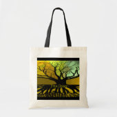 Denk aan Green Tree Roots Canvas tas - (Voorkant)