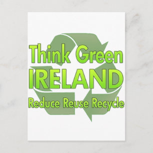 Denk aan Groen Ierland Briefkaart