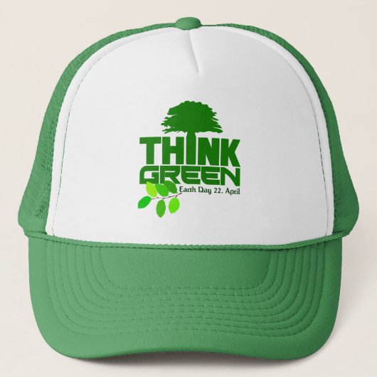 Denk aan groen pet (Voorkant)