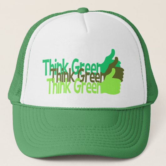 Denk aan groen pet (Voorkant)