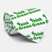 Denk aan groen Stropdas (Opgerold)
