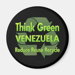 Denk aan Groen Venezuela Magneet