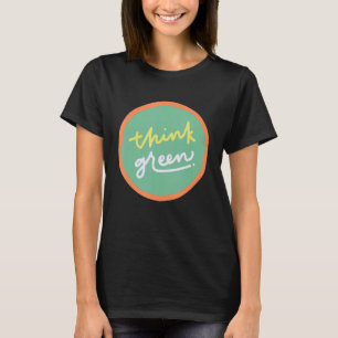 Denk aan Groene Activist Hippies 70's T-shirt