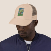 Denk aan Groene Brain Trucker Pet (In situ)