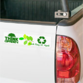Denk aan groene bumpersticker (Op Truck)